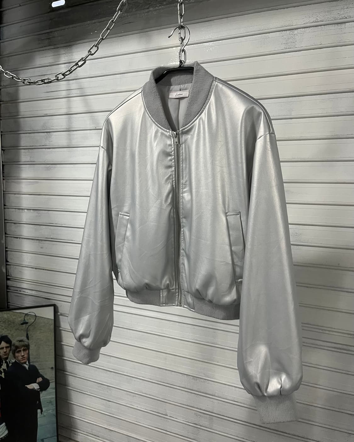 Linoluce silver bomber jacket 상품이미지2