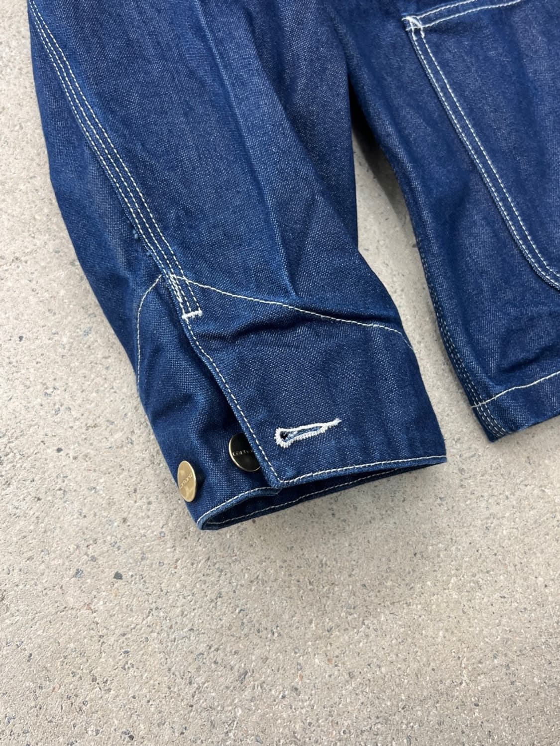 칼하트 WIP 데님 미시건 초어 코트 자켓 상품이미지5