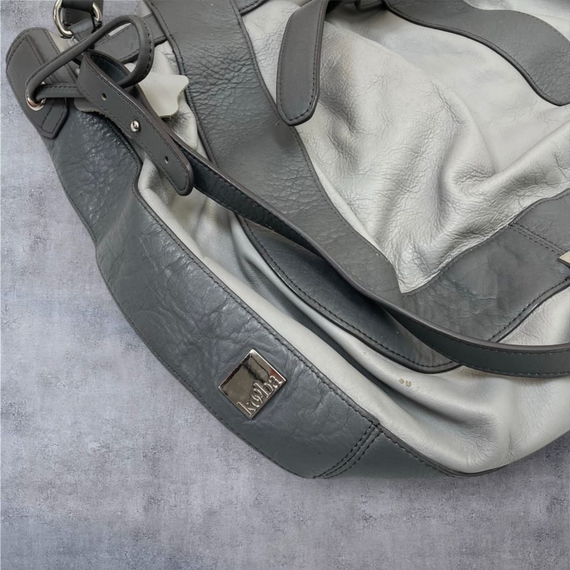 쿠바 KOOBA 그레이 킵스킨 투웨이백 크로스 숄더백 상품이미지3