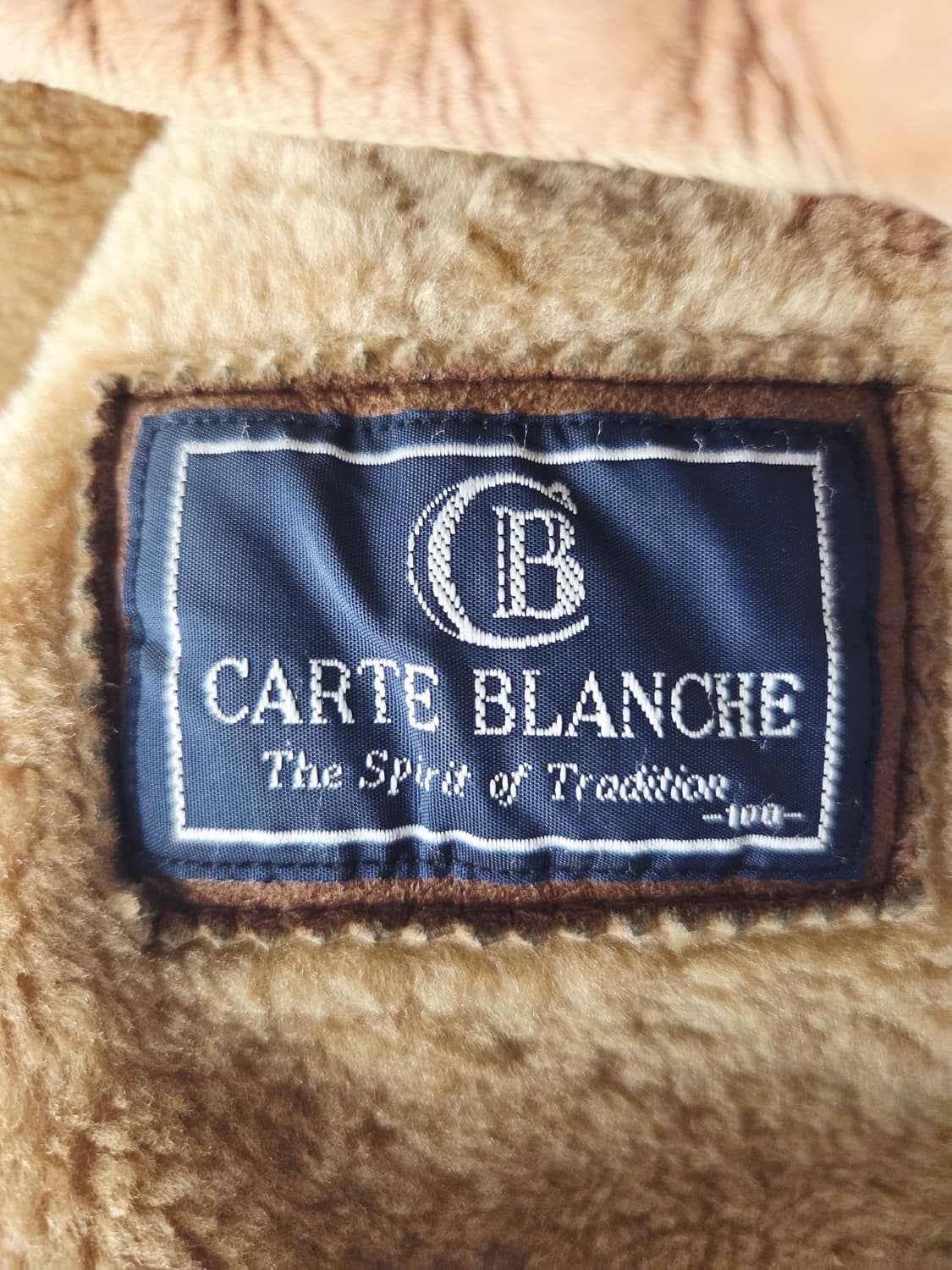 까르뜨블랑슈 브라운 천연 양가죽 자켓_100 상품이미지7