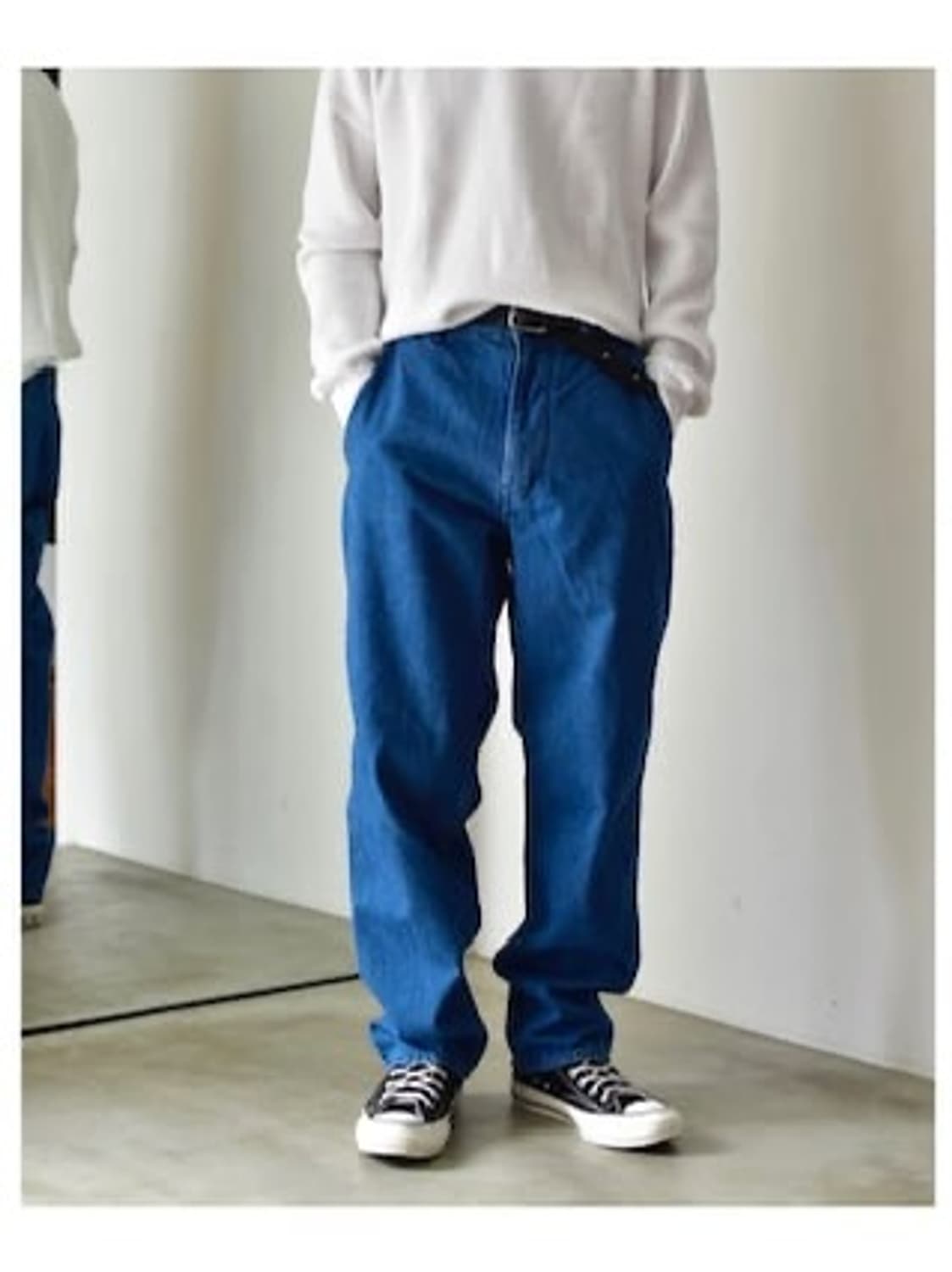 minedenim 마인데님 와타나베 야스히로 콜라보레이션 와이드 데님 상품이미지3