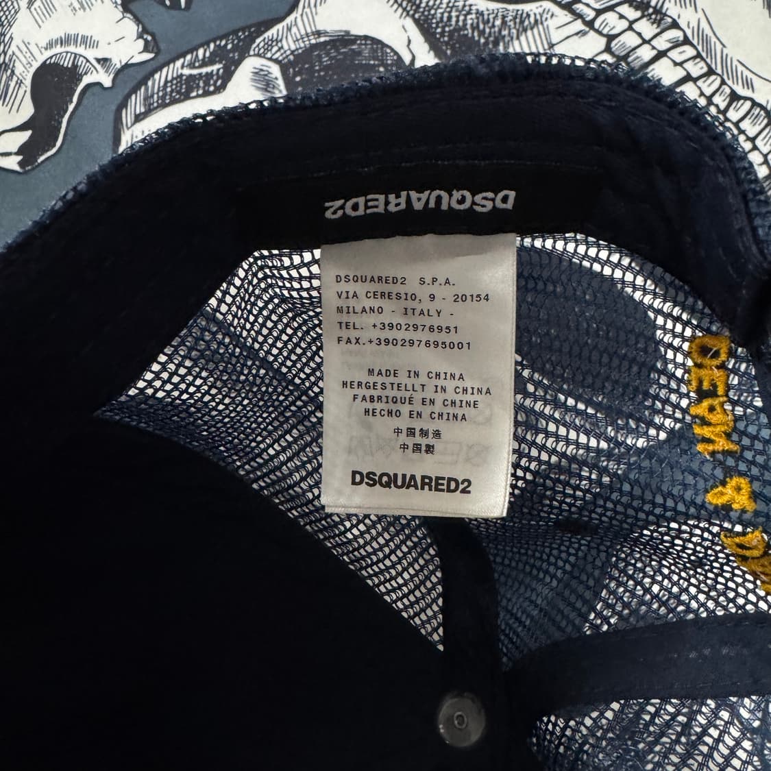 디스퀘어드 매쉬 볼캡  상품이미지5