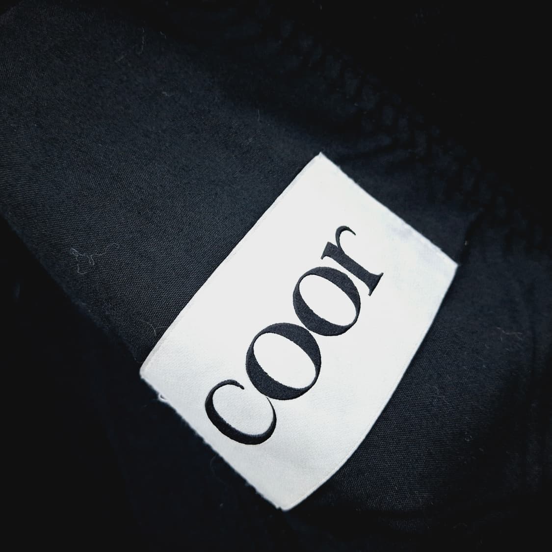 COOR 쿠어 데님 컷오프 자켓 블랙 M 상품이미지4
