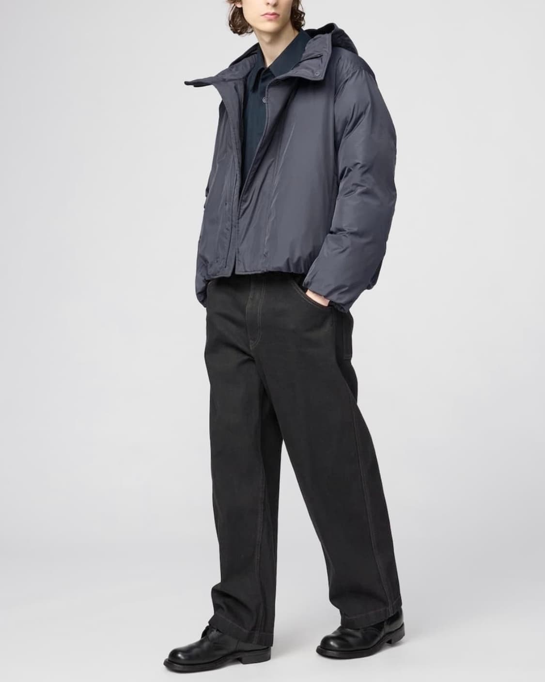 유니클로U 유니클로 르메르 콜라보 25 f/w 와이드 컬러진 32 바지 상품이미지2