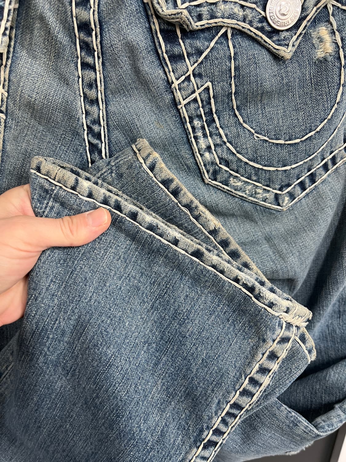 True Religion 트루릴리전 Billy sup er t 스티치 나 상품이미지4