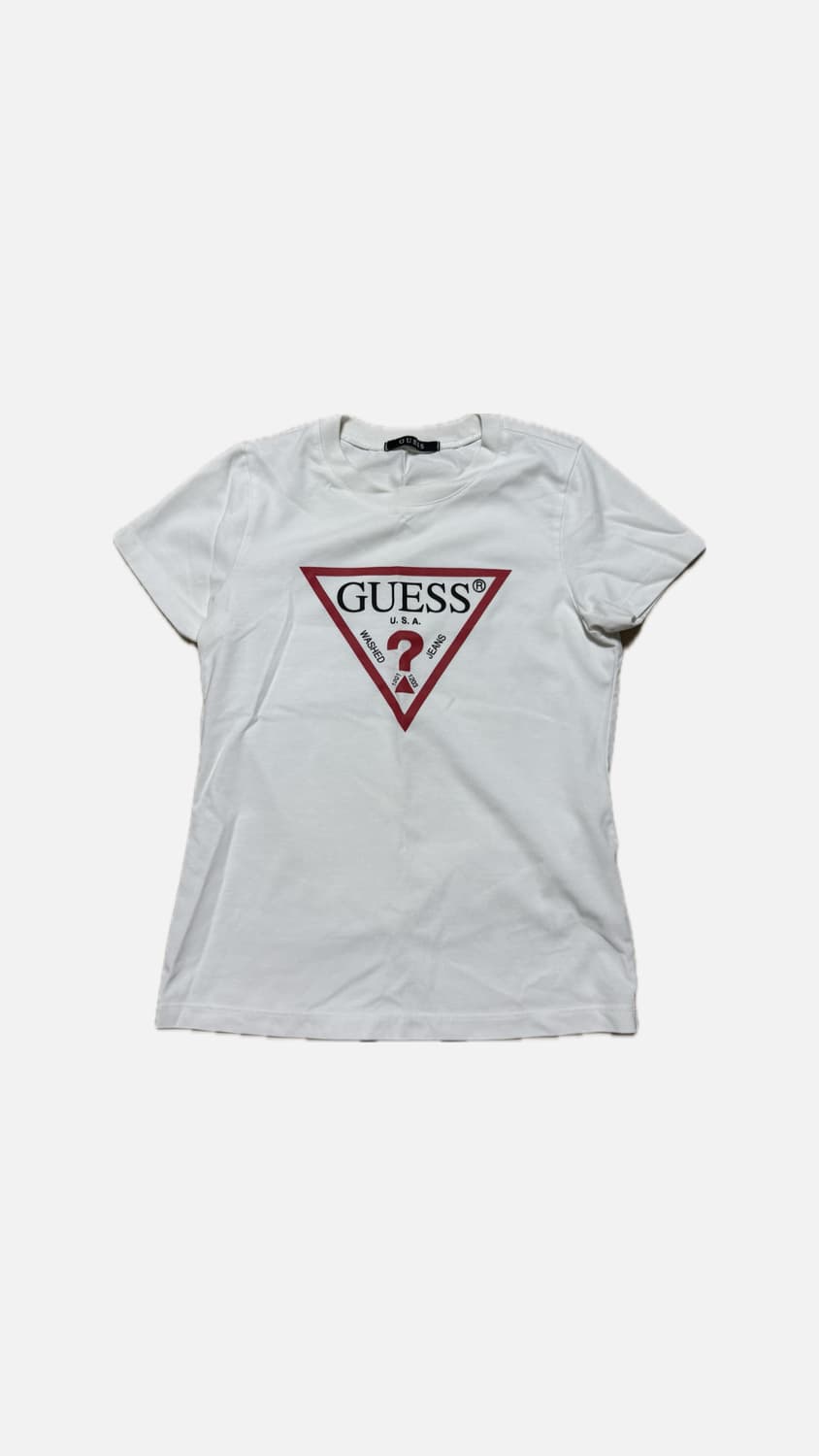 게스 여성 반팔 화이트xs 상품이미지1