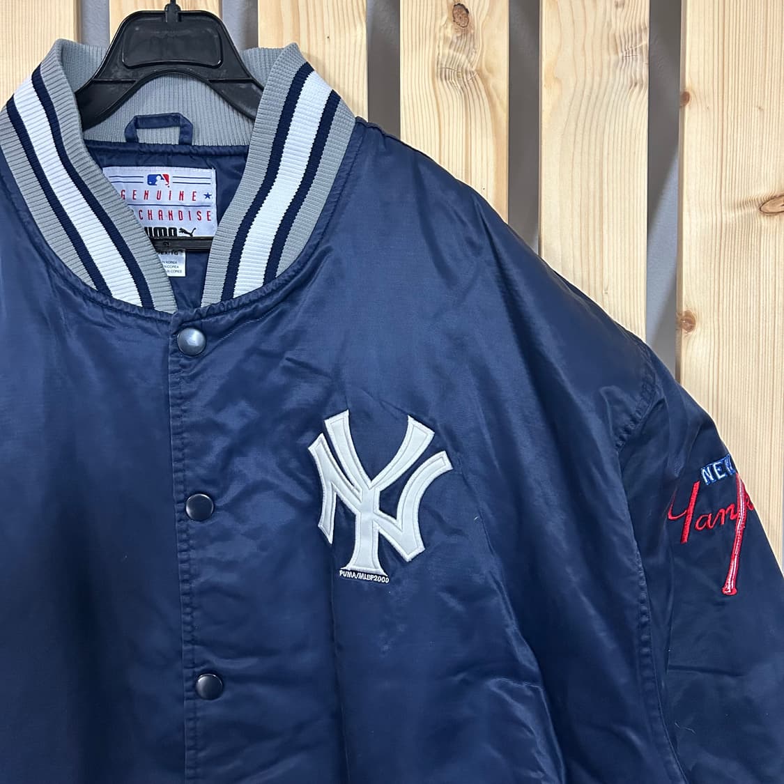 (XL) 머천다이즈 퓨마x양키스 스타디움 바시티 자켓 상품이미지3