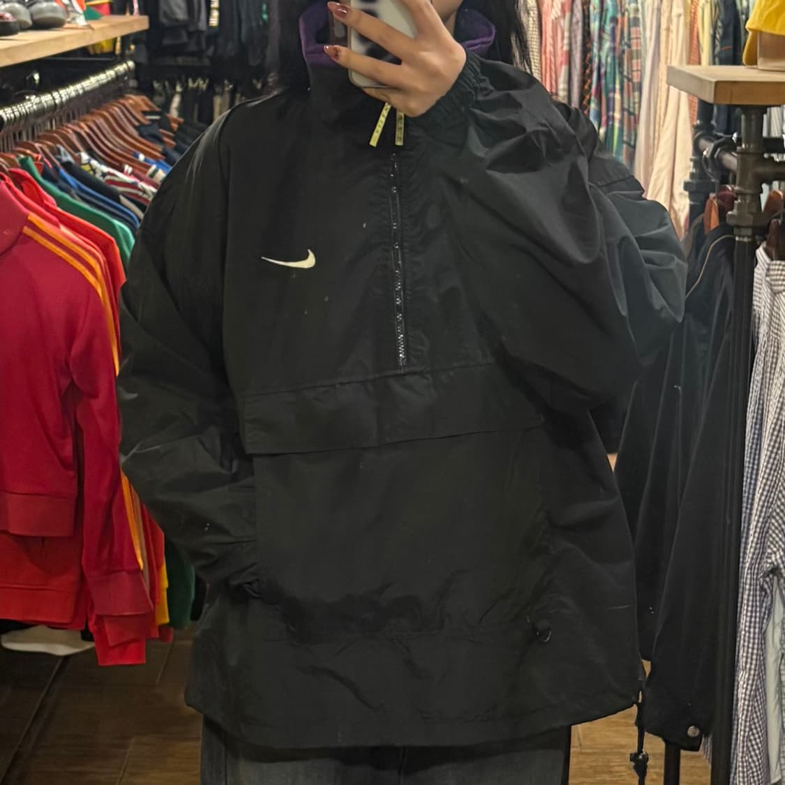 [HI] Nike 바람막이 블랙 상품이미지1