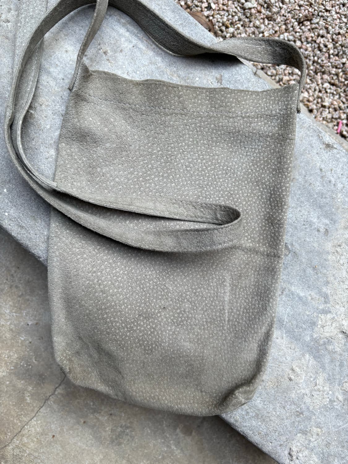 Hender Scheme Gray Pig Leather Cross Bag 상품이미지1
