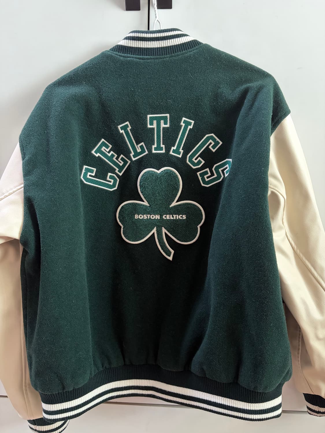 NBA 보스턴 셀틱스 바시티 자켓 야구점퍼 s 90사이즈 판매 상품이미지2