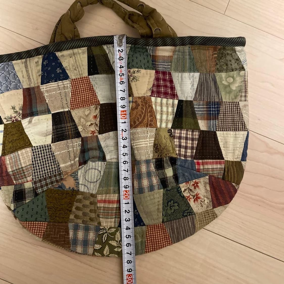 90s 빈티지 패치워크 토트백 가방 상품이미지6