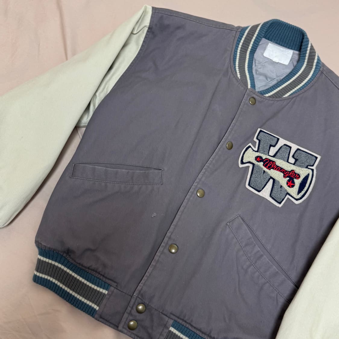 90s 랭글러 바시티 자켓 M 상품이미지2