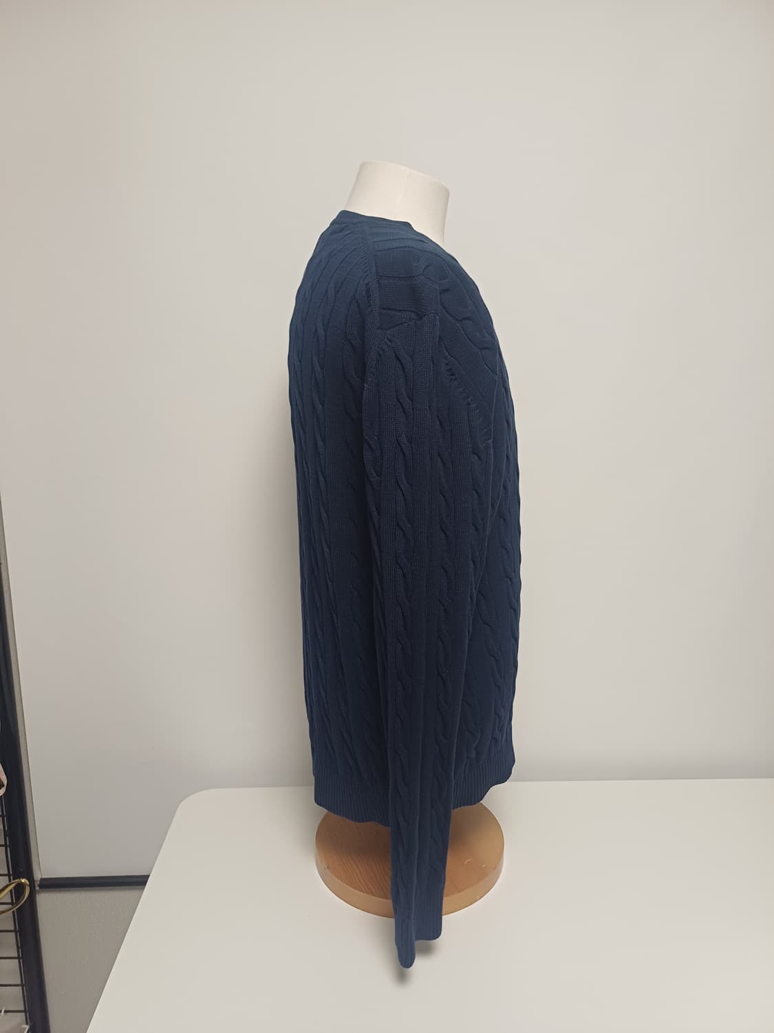 빈폴 맨즈 코튼 케이블 꽈배기 니트 네이비 (100/M) 상품이미지2