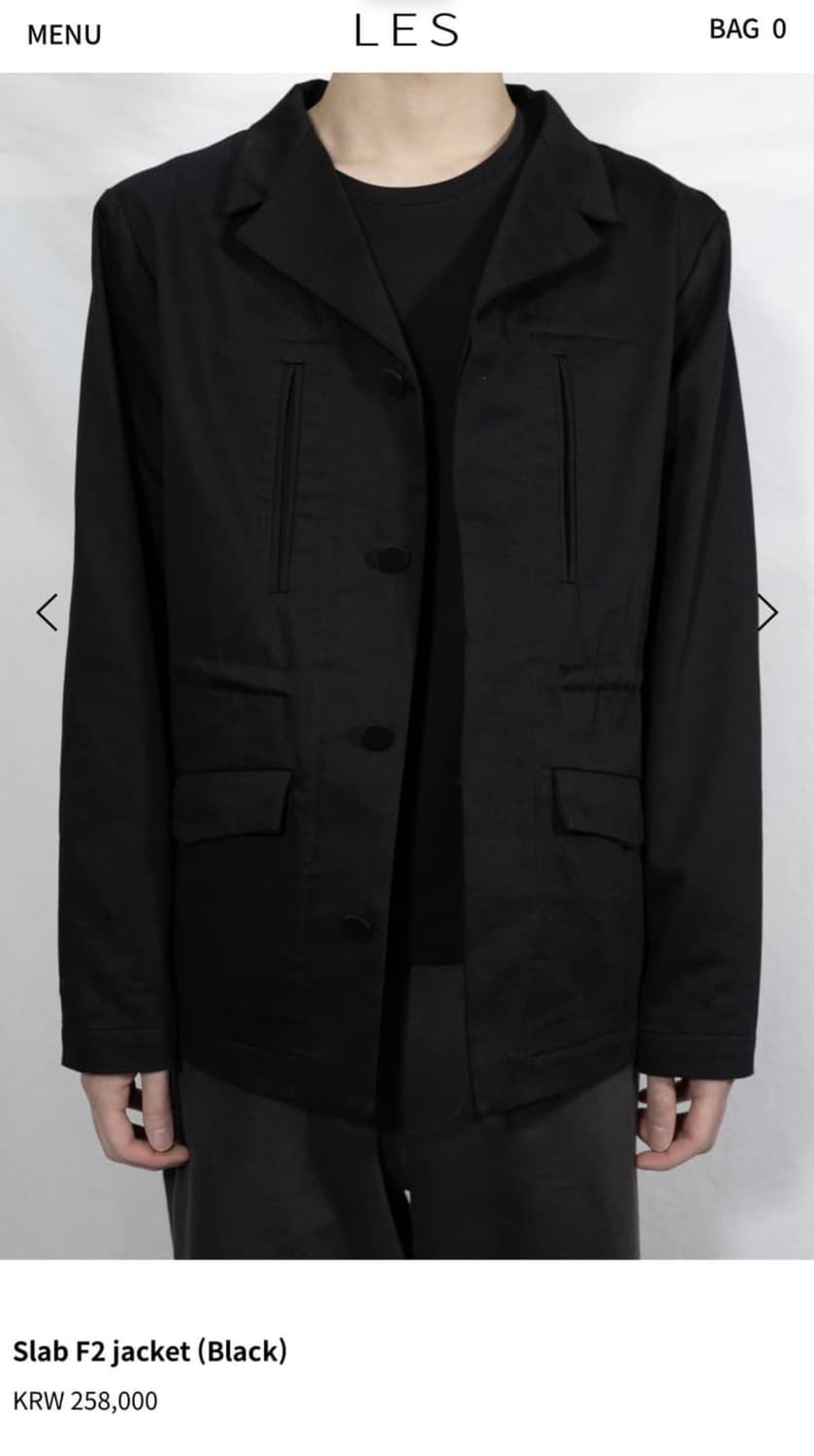 les f2 자켓 black 1사이즈 상품이미지1