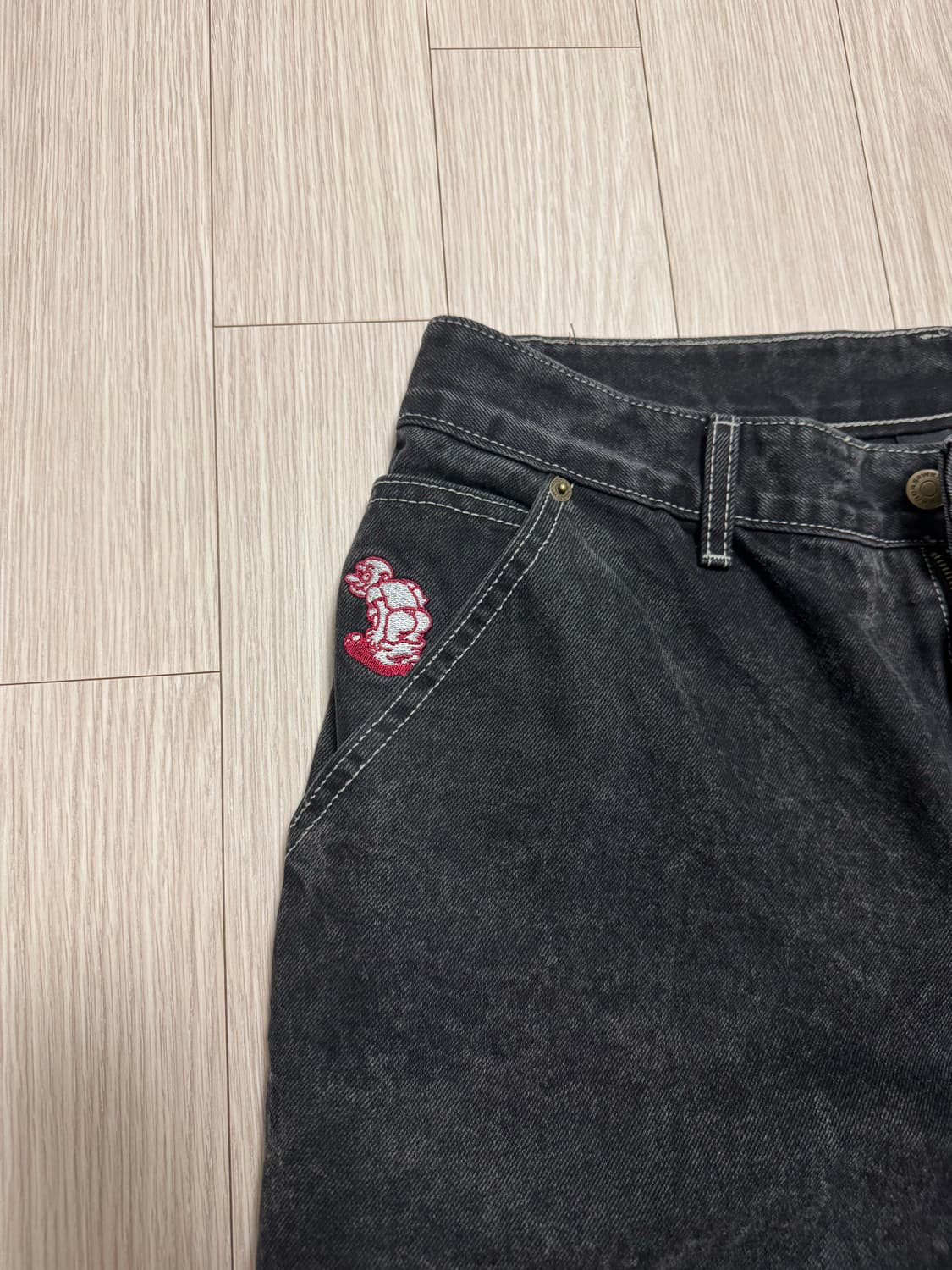위켄더스 DRAGGY WORK PANTS (D.BLACK) 상품이미지5