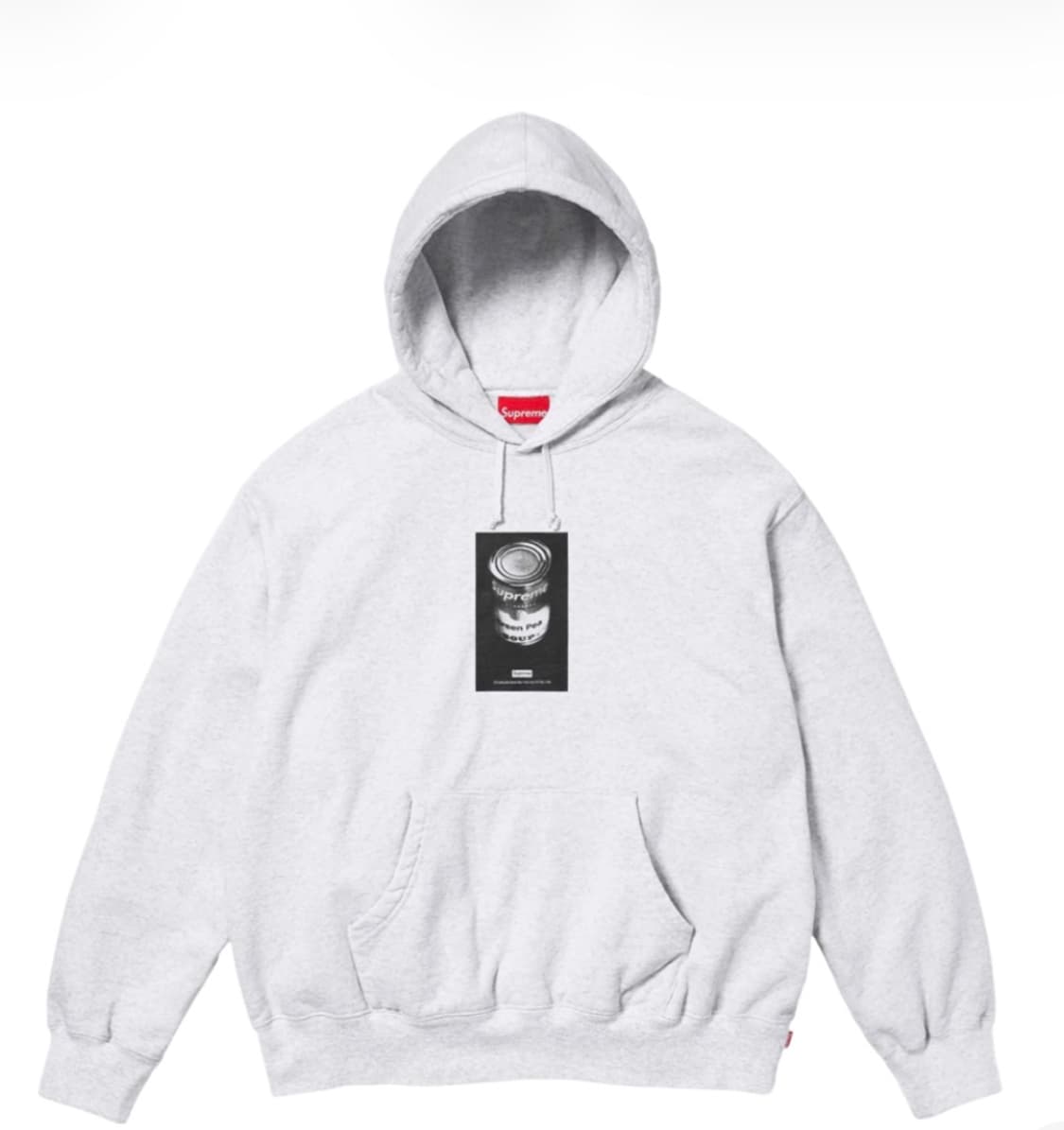(XL) 슈프림 수프 캔 후드 스웨트셔츠 애쉬 그레이 상품이미지1