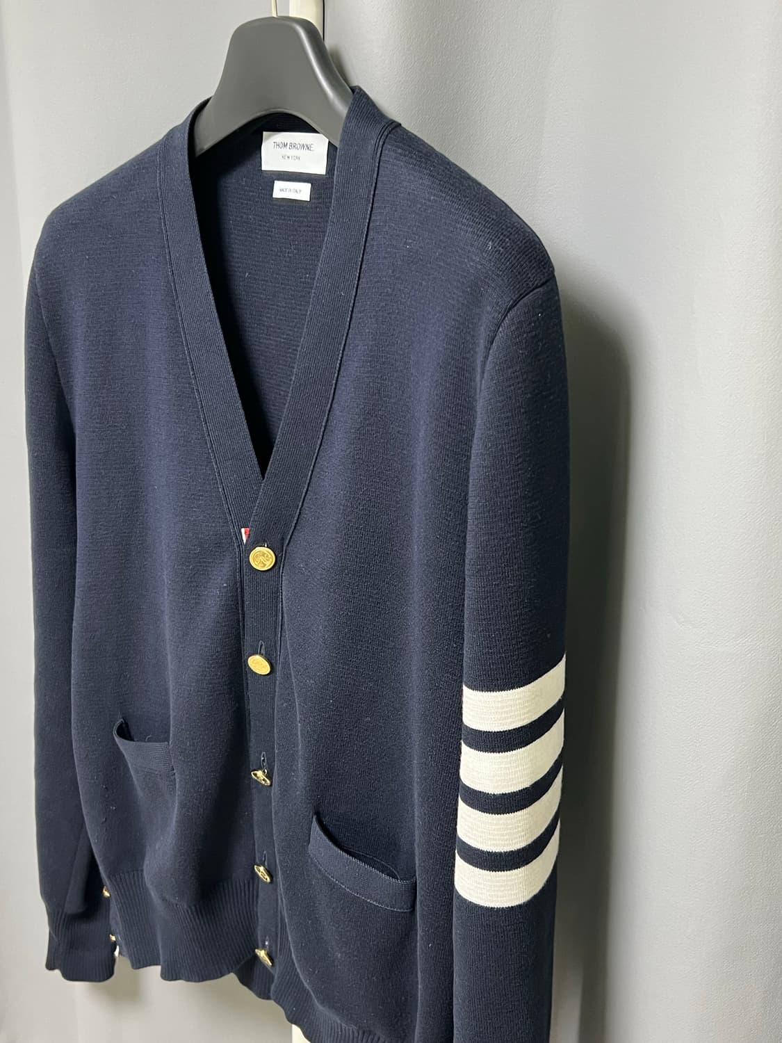 [정품] 3 톰브라운 밀라노스티치 금장 가디건 상품이미지2