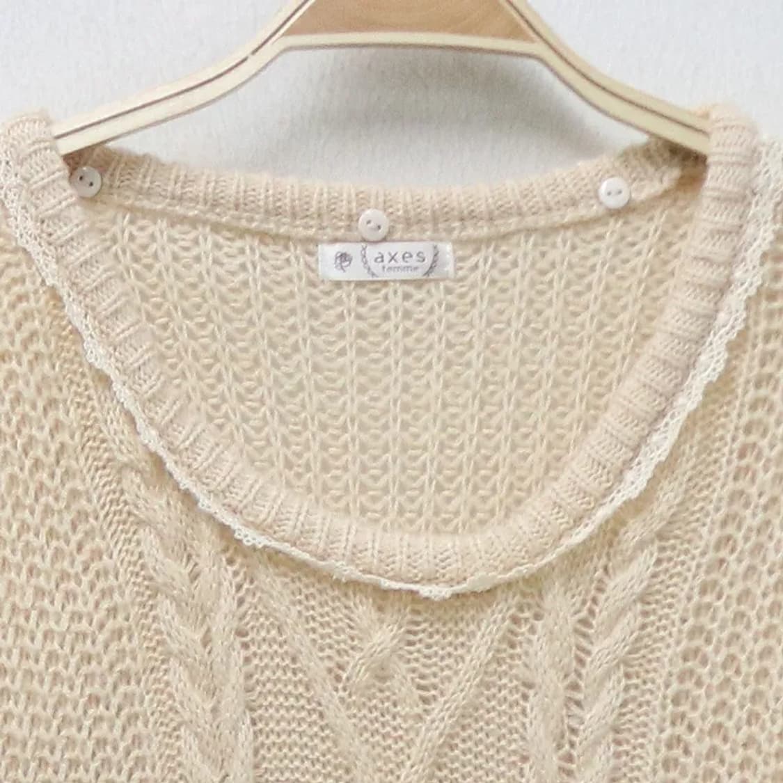 엑시즈팜 레이어드 니트 롱 원피스 63737 상품이미지5