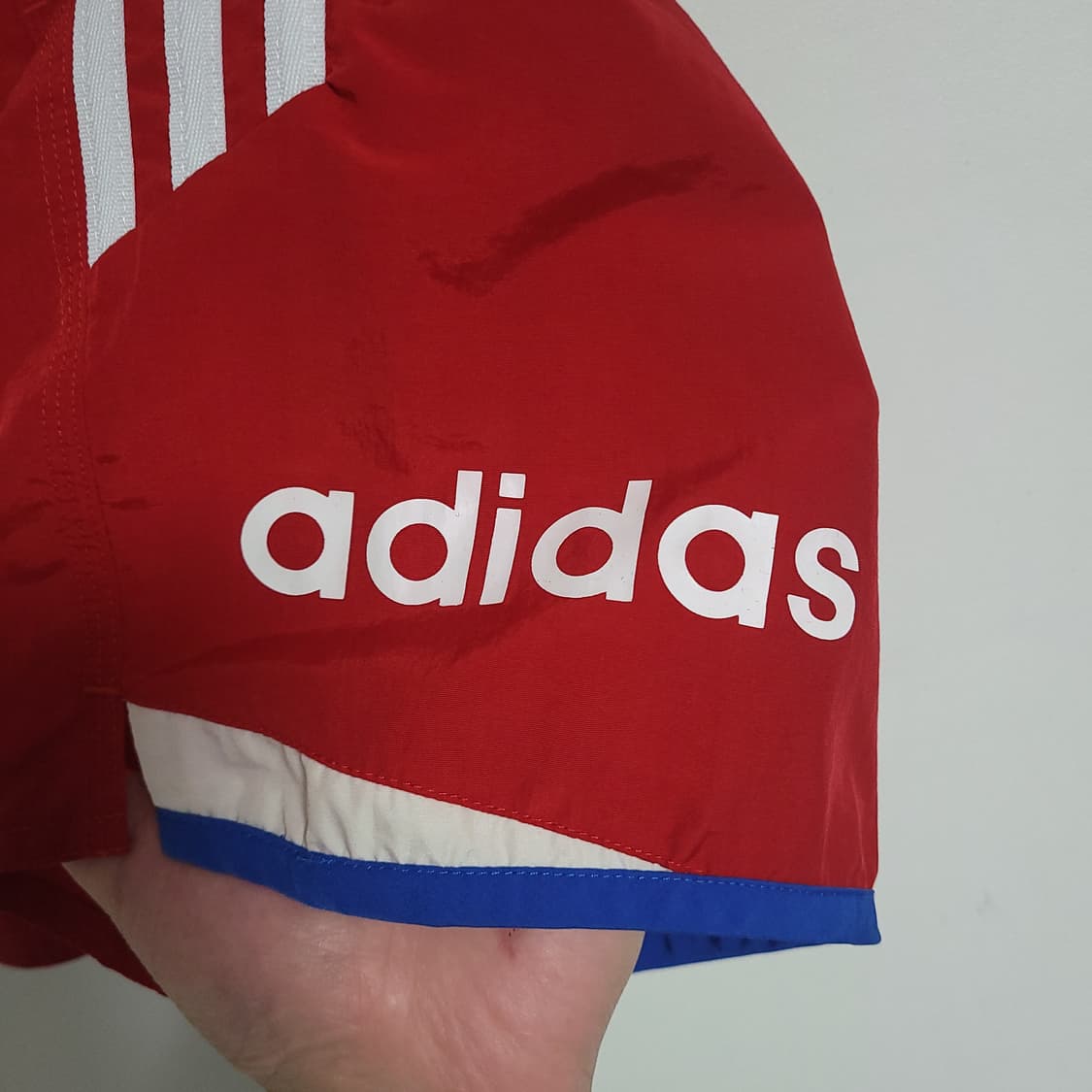 (M) ADIDAS 아디다스 삼선 반바지 레드 올드스쿨 상품이미지2