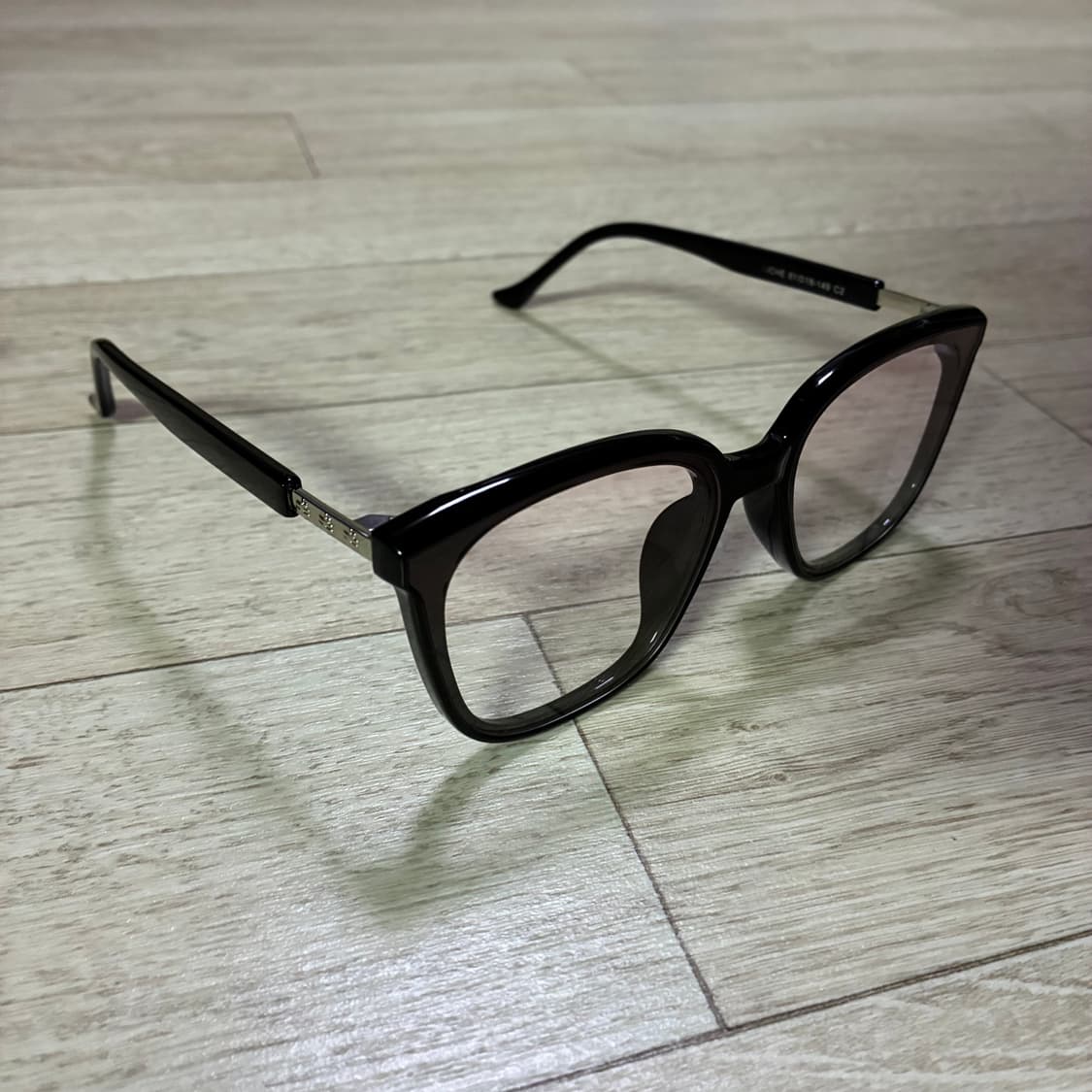 [새상품] 리끌로우 핑크 그라데이션 틴트 안경 상품이미지1