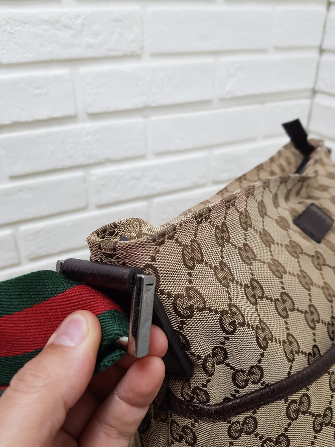 [정품] Gucci 구찌 gg 자가드 남성숄더백 상품이미지6