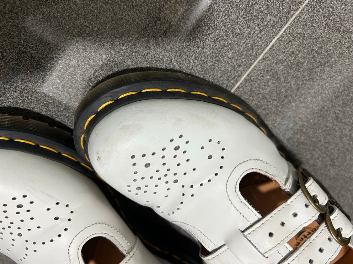 (W) 닥터마틴 8065 스무스 레더 메리 제인 화이트 상품이미지4