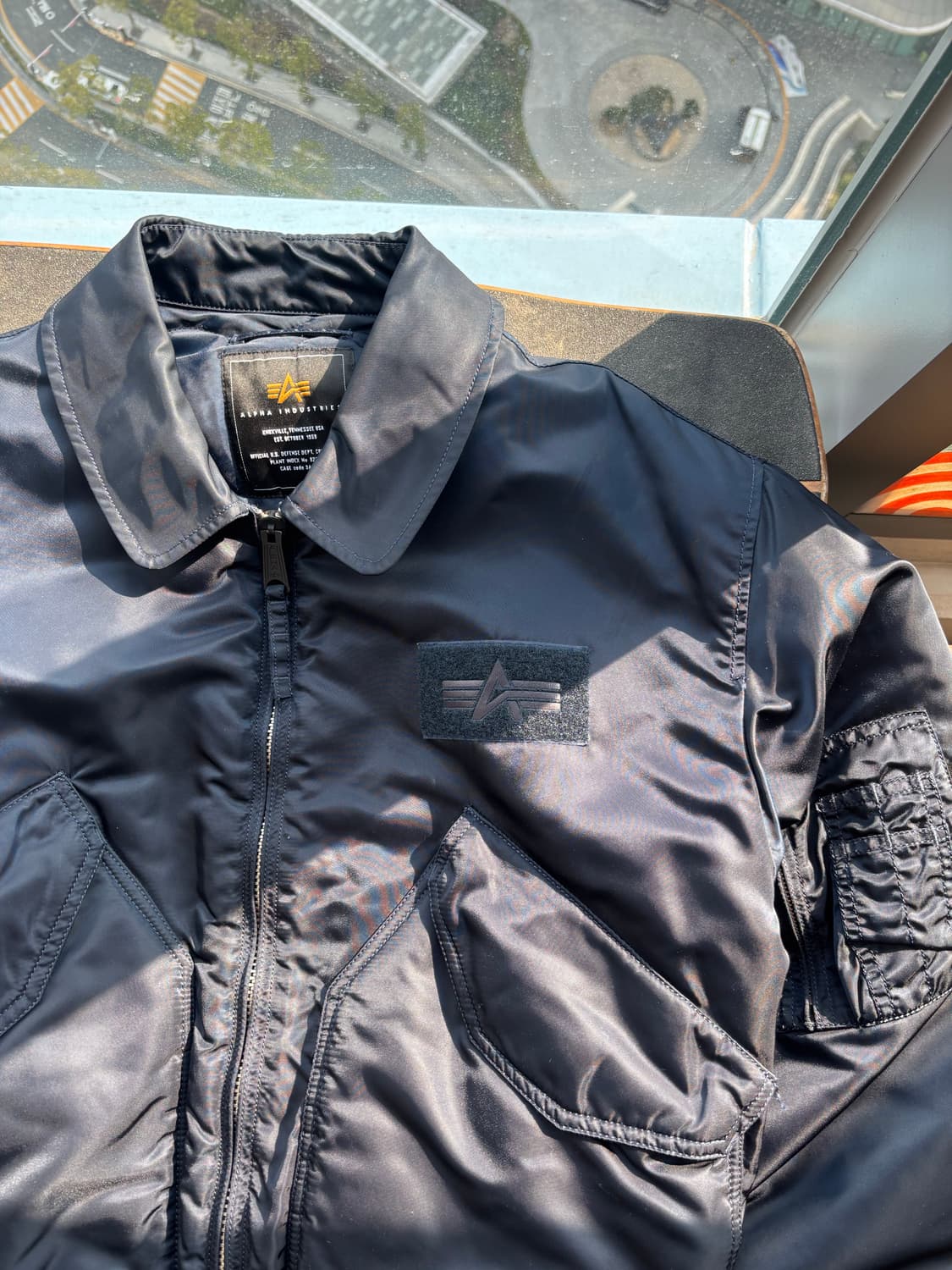 알파인더스트리 cwu-45 플라이트 항공 자켓 블루  상품이미지2