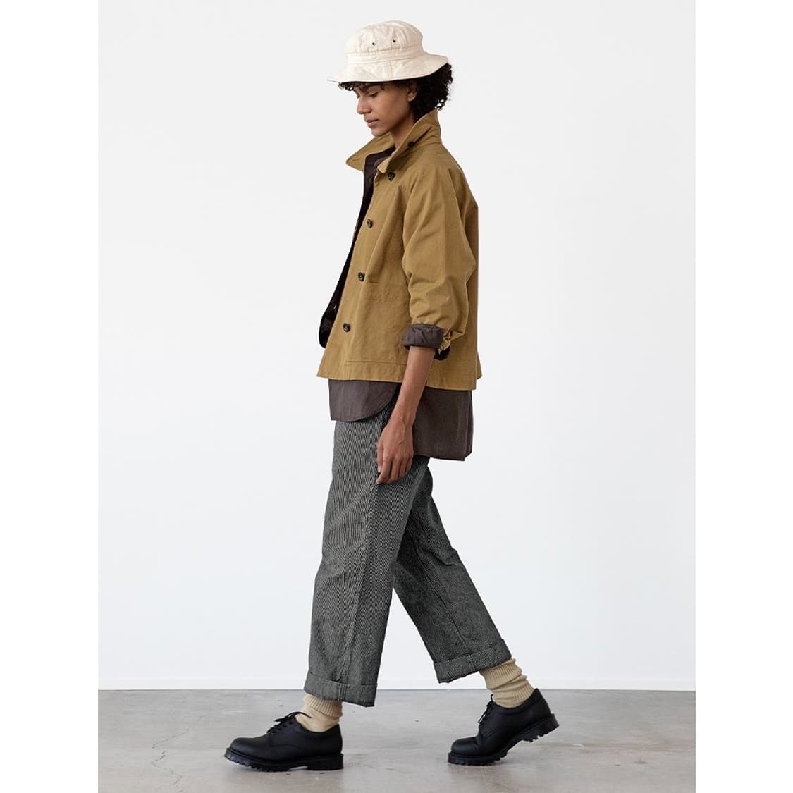 MHL 워크웨어 스트라이프 코튼 린넨 팬츠 2 (30) 상품이미지2