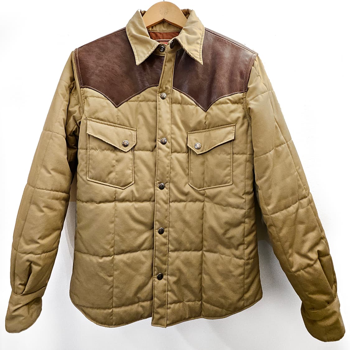 SUGAR CANE / 슈가케인 웨스턴 가죽 숄더 패디드 자켓 (M) 상품이미지1