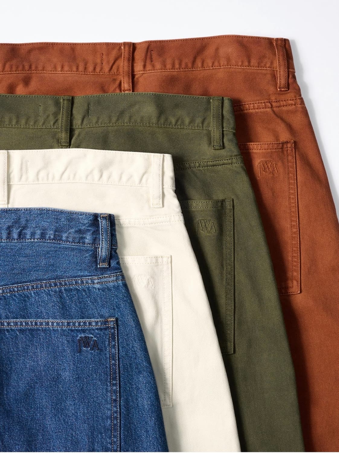 [M] 유니클로x JWA 와이드핏진 다크그린  상품이미지2