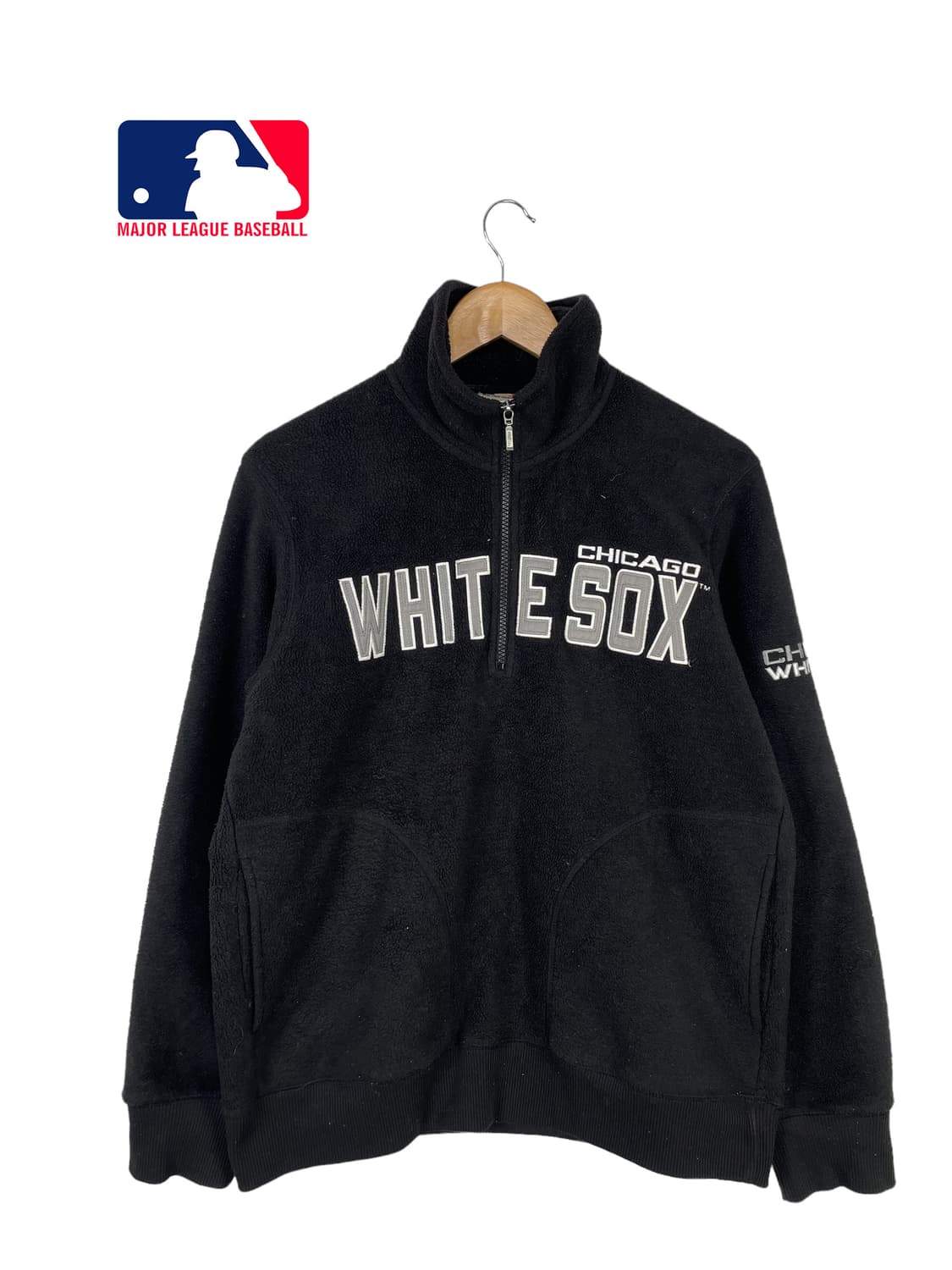 90's MLB white sox fleece anor 상품이미지1