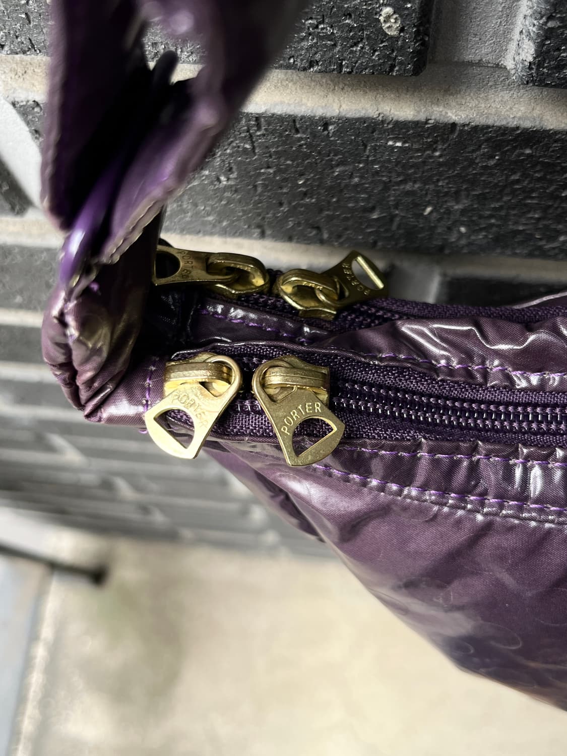 Porter 포터 도트 호보백 퍼플 상품이미지6