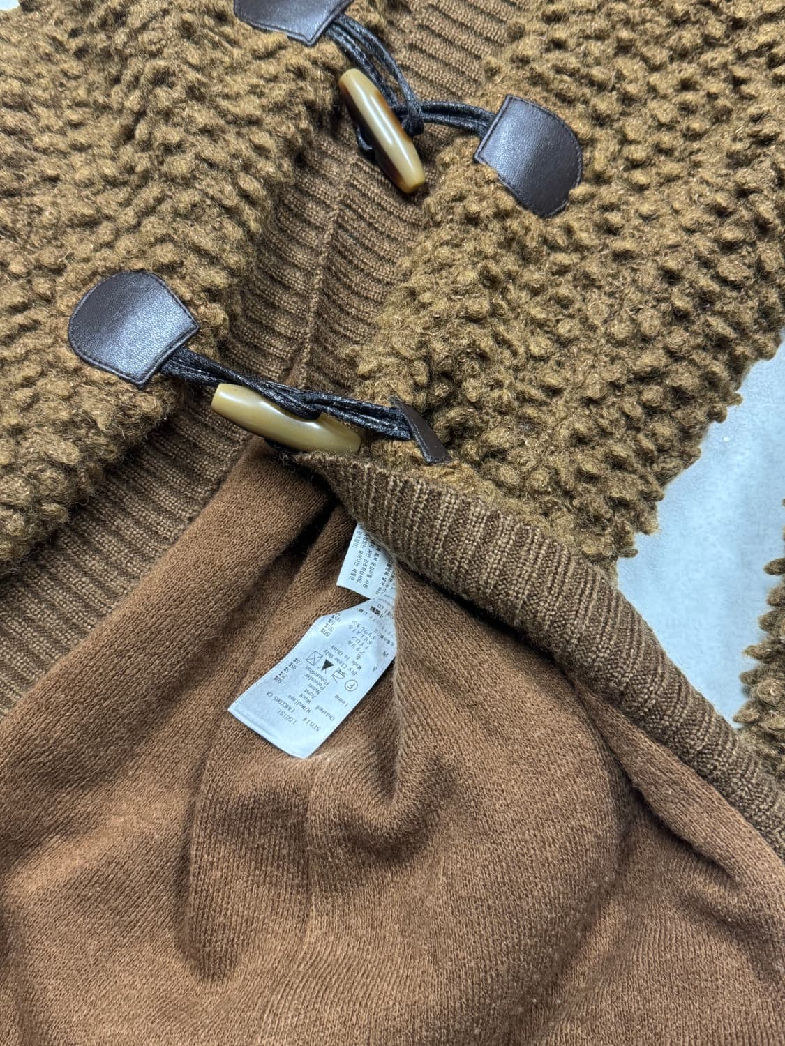 갸루 울프죠 퍼 가디건 상품이미지4