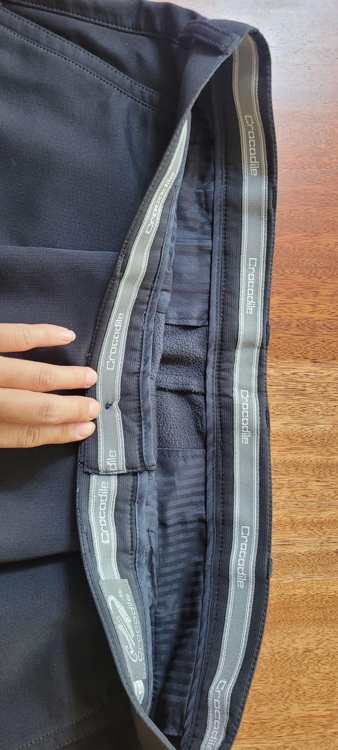 (남성38인치) 크로커다일 바지(기모) 상품이미지6