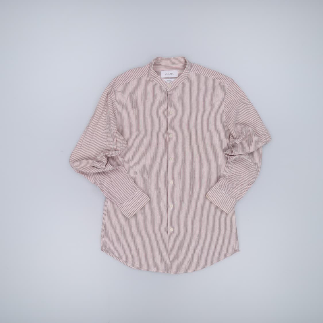 95 지오지아 스트라이프 헨리넥 셔츠 0325H1 상품이미지1