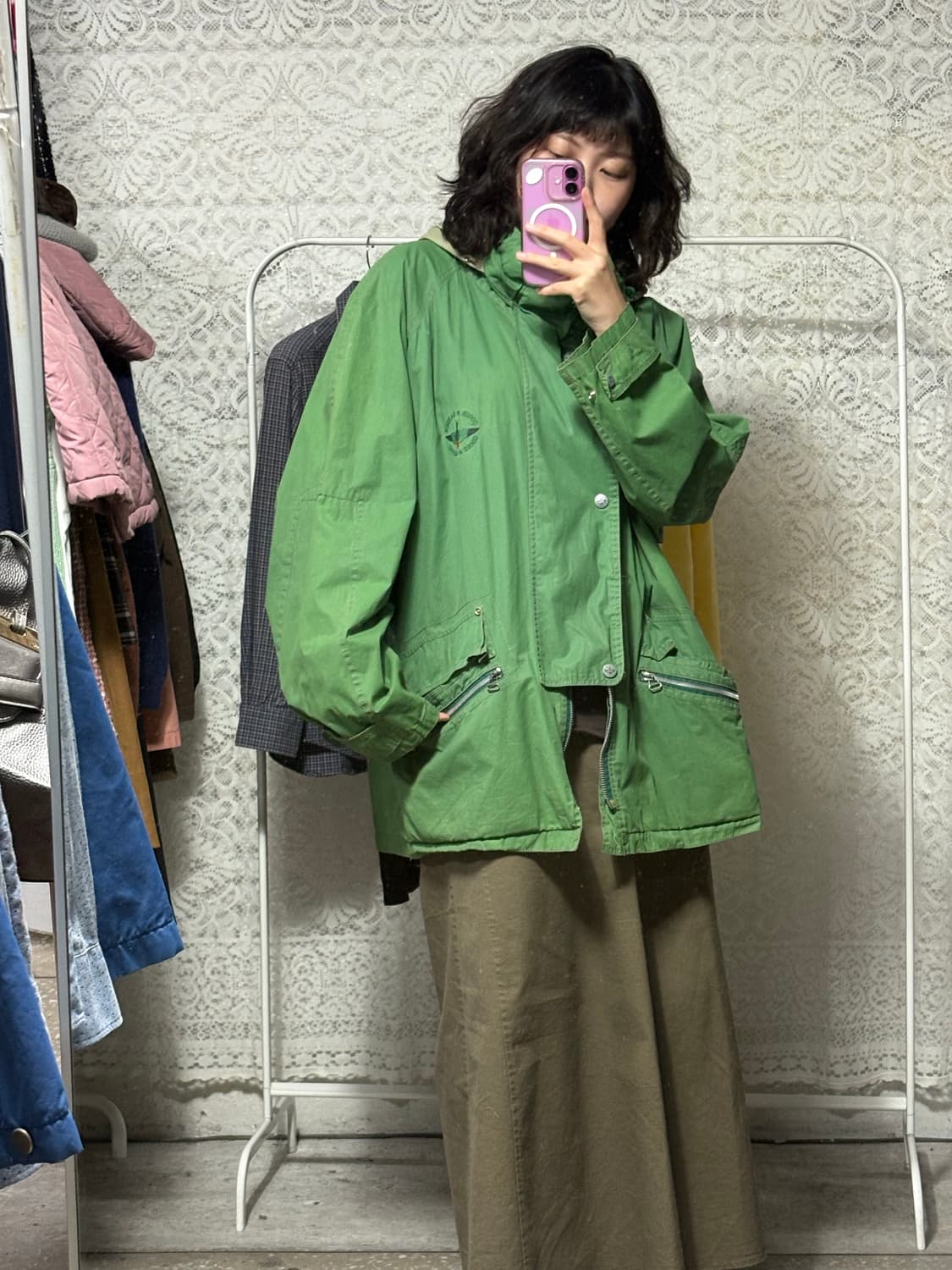 GANDER  프레쉬 그린 바람막이 상품이미지1