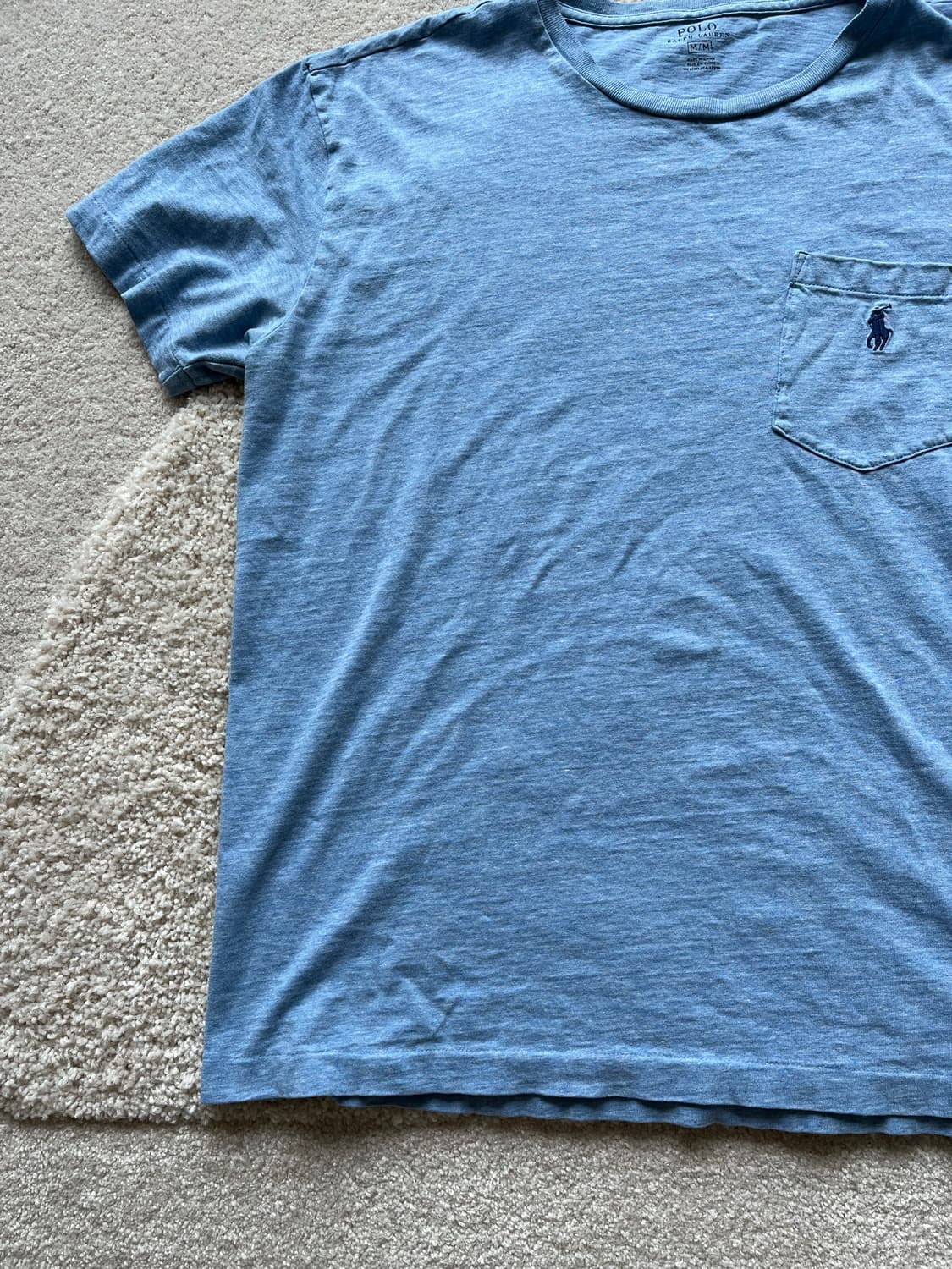 Polo Ralph Lauren 블루 스카이 포켓 티셔츠 (100-105 상품이미지4