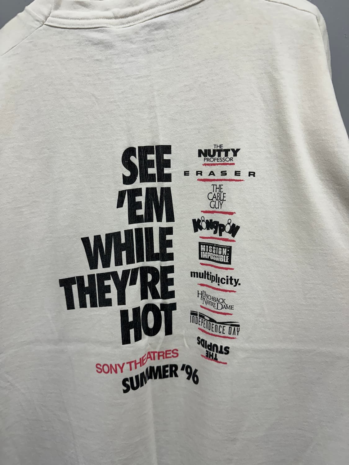 90’s Sony Theatres t-shirts 상품이미지6