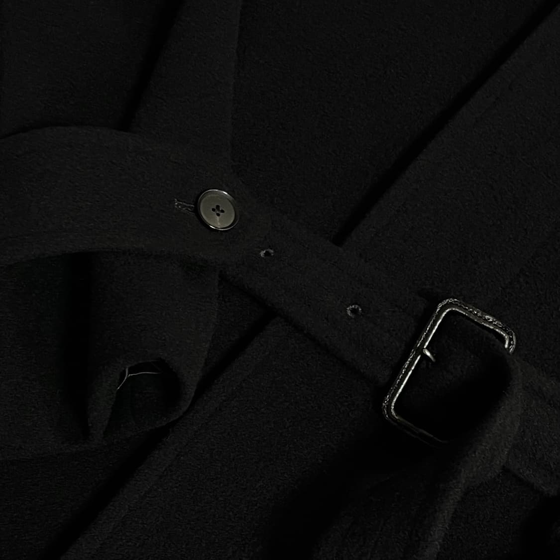 (급처)오라리 캐시미어 울 모저코트 Black 3size 상품이미지5