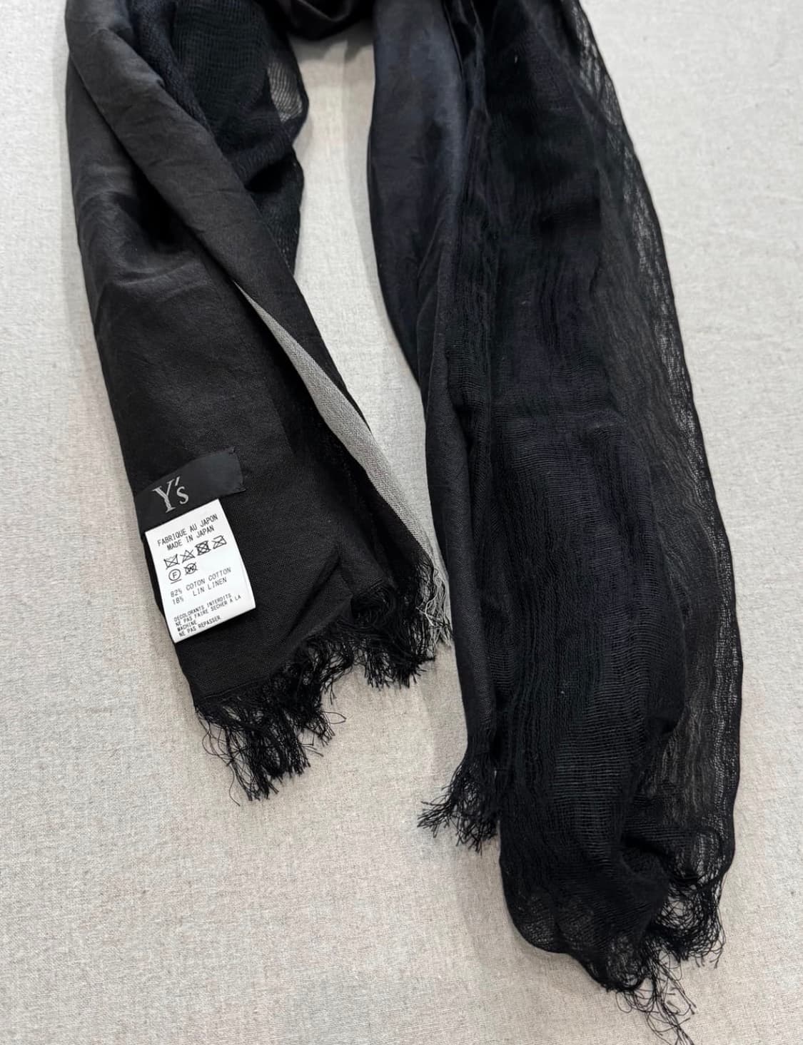 yohji yamamoto layered scarf 상품이미지3
