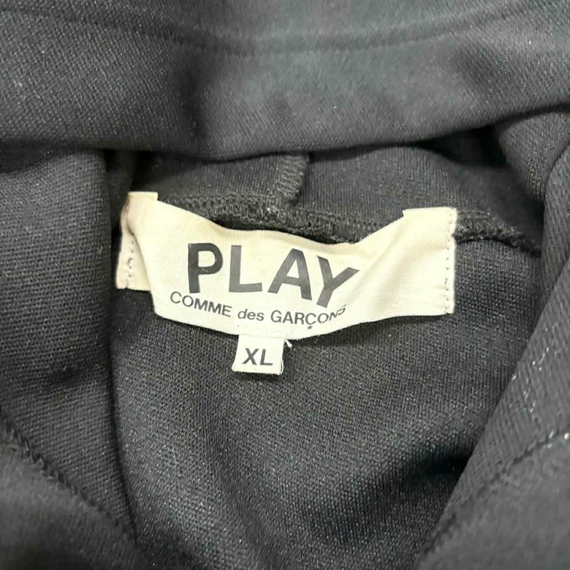 꼼데가르송 하트와펜 블랙 스웨트셔츠 후드티(XL) 상품이미지4