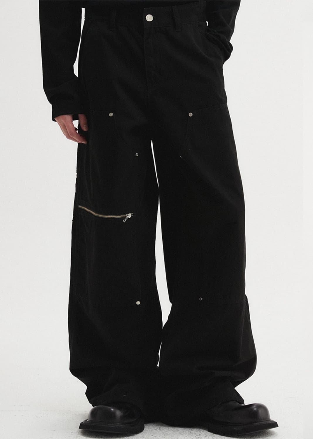 DNSR 카펜터 팬츠 바지 블랙 L 상품이미지1
