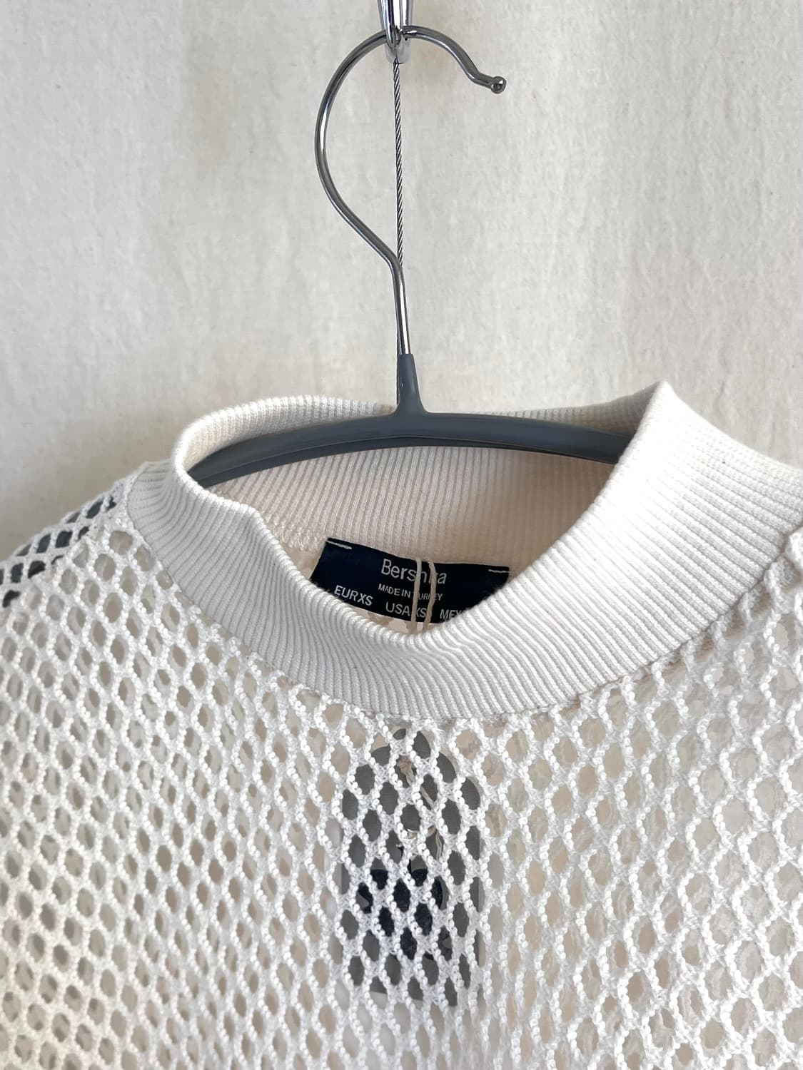 Bershka 매쉬 모크넥 크롭탑 상품이미지4