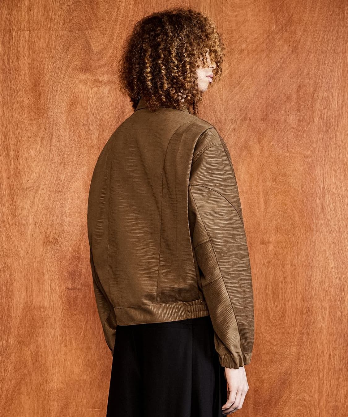 LMOOD 엘무드 크로아상 블루종 카멜 상품이미지7