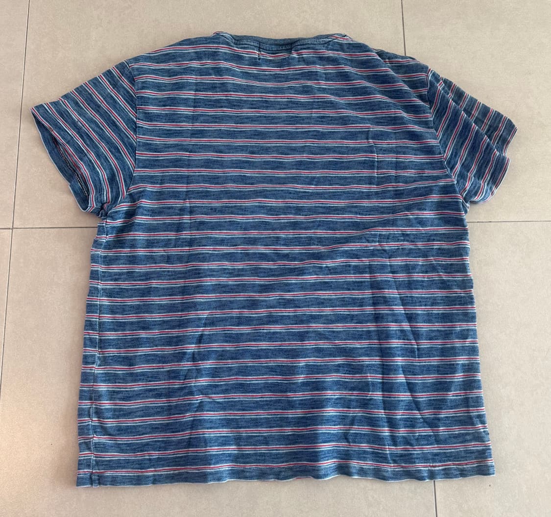 RRL 인디고블루 티셔츠 XL 상품이미지3