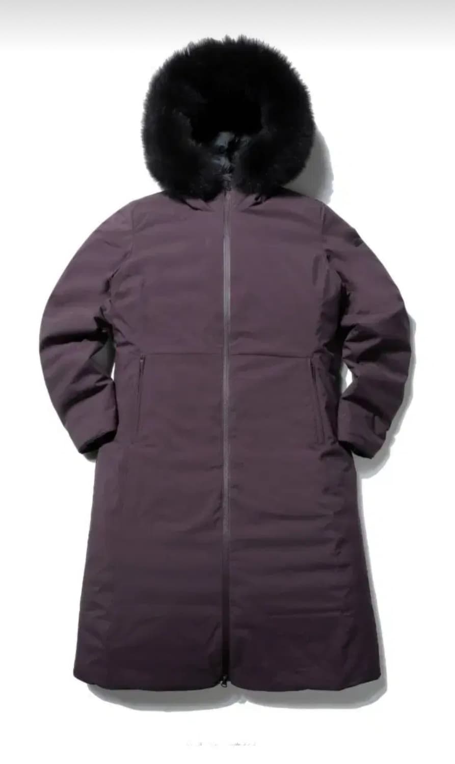 (새제품)K2패딩 여성 구스다운 리버시블 양면 롱다운(초코와인색 90) 상품이미지8