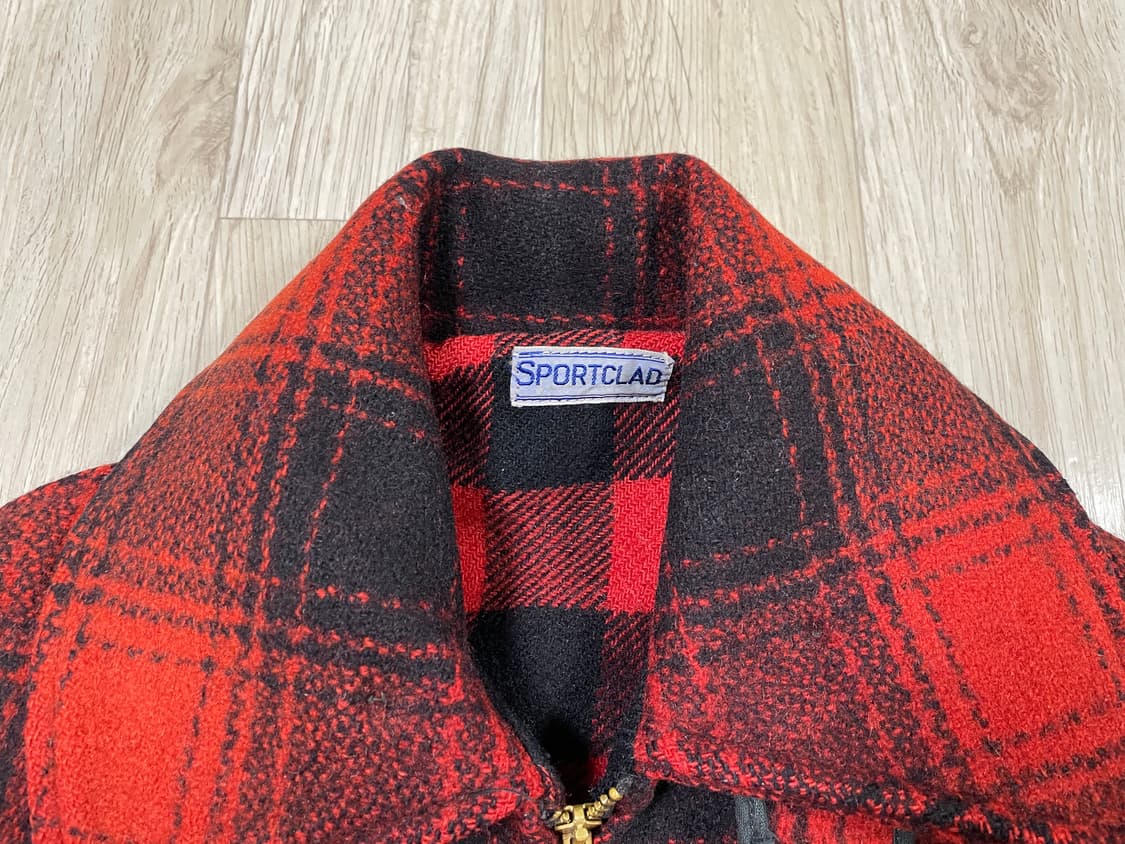 95) 40's 스포츠클래드 체크 울 매키노자켓(RRL&LVC&폴로) 상품이미지4