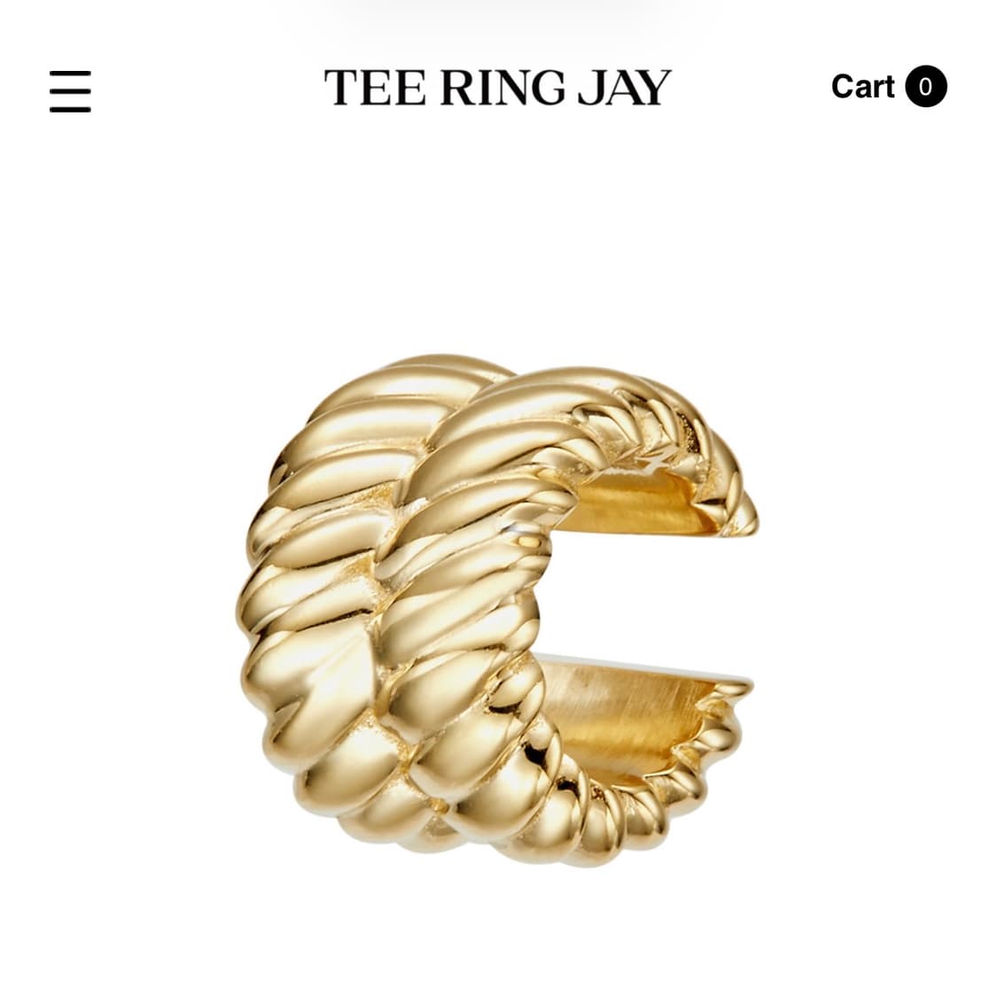 Tee Ring Jay 이어커프 상품이미지1