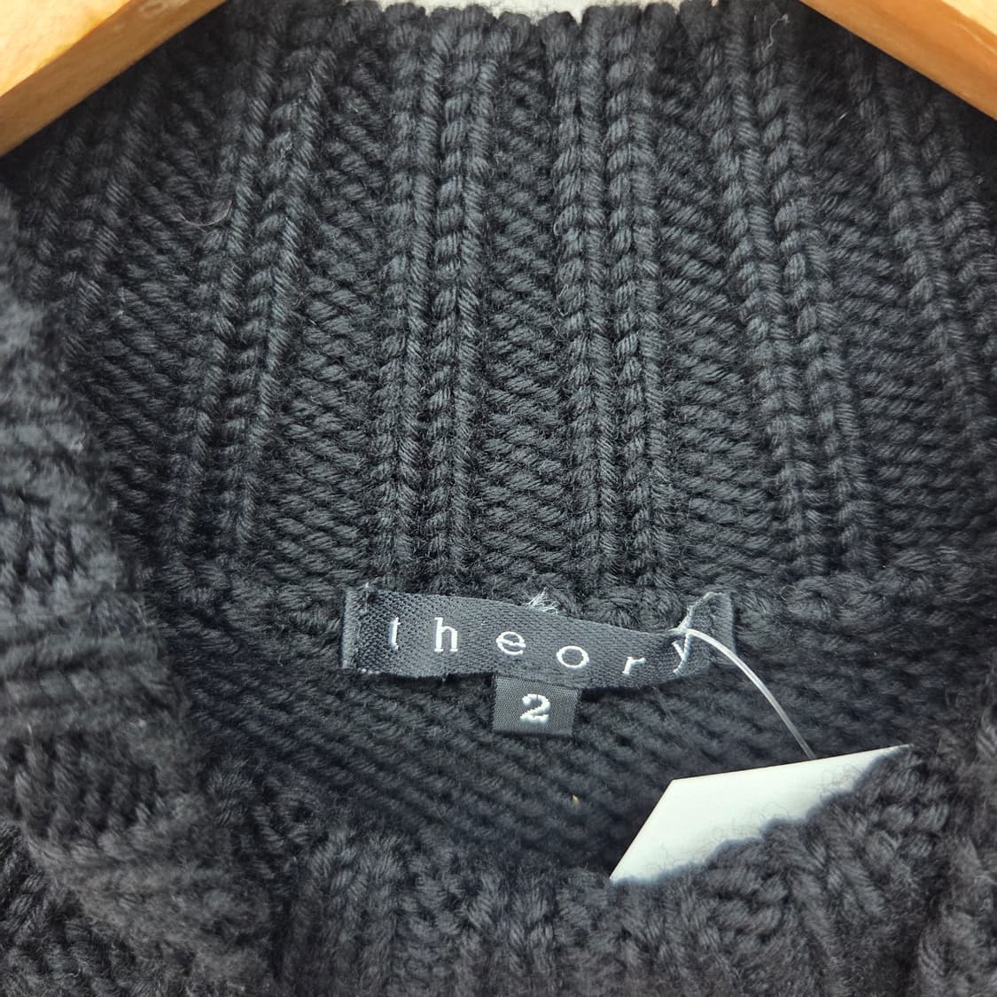 띠어리 니트 조끼 목폴라 베스트 여s 상품이미지2