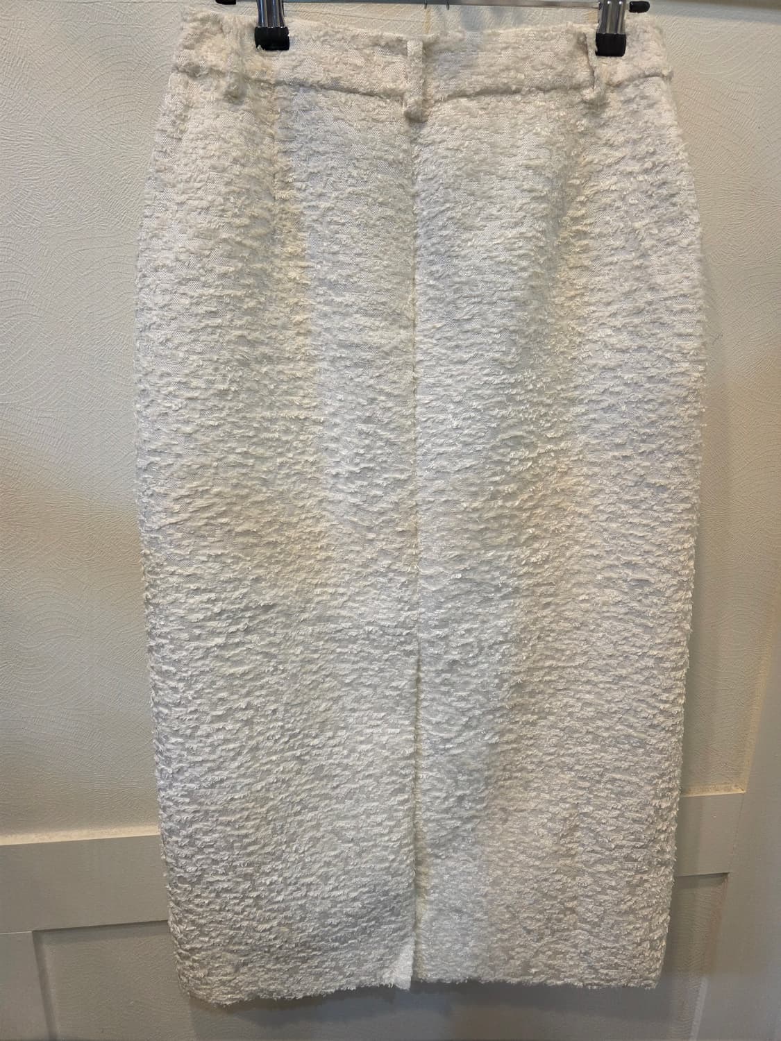 룩캐스트 베니 미디 자가드 스커트 아이보리 상품이미지5